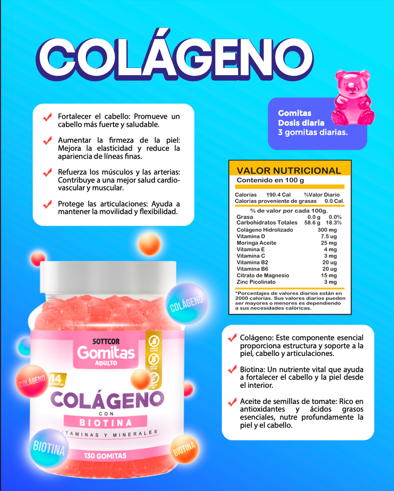 GOMITAS DE COLAGENO 🧸